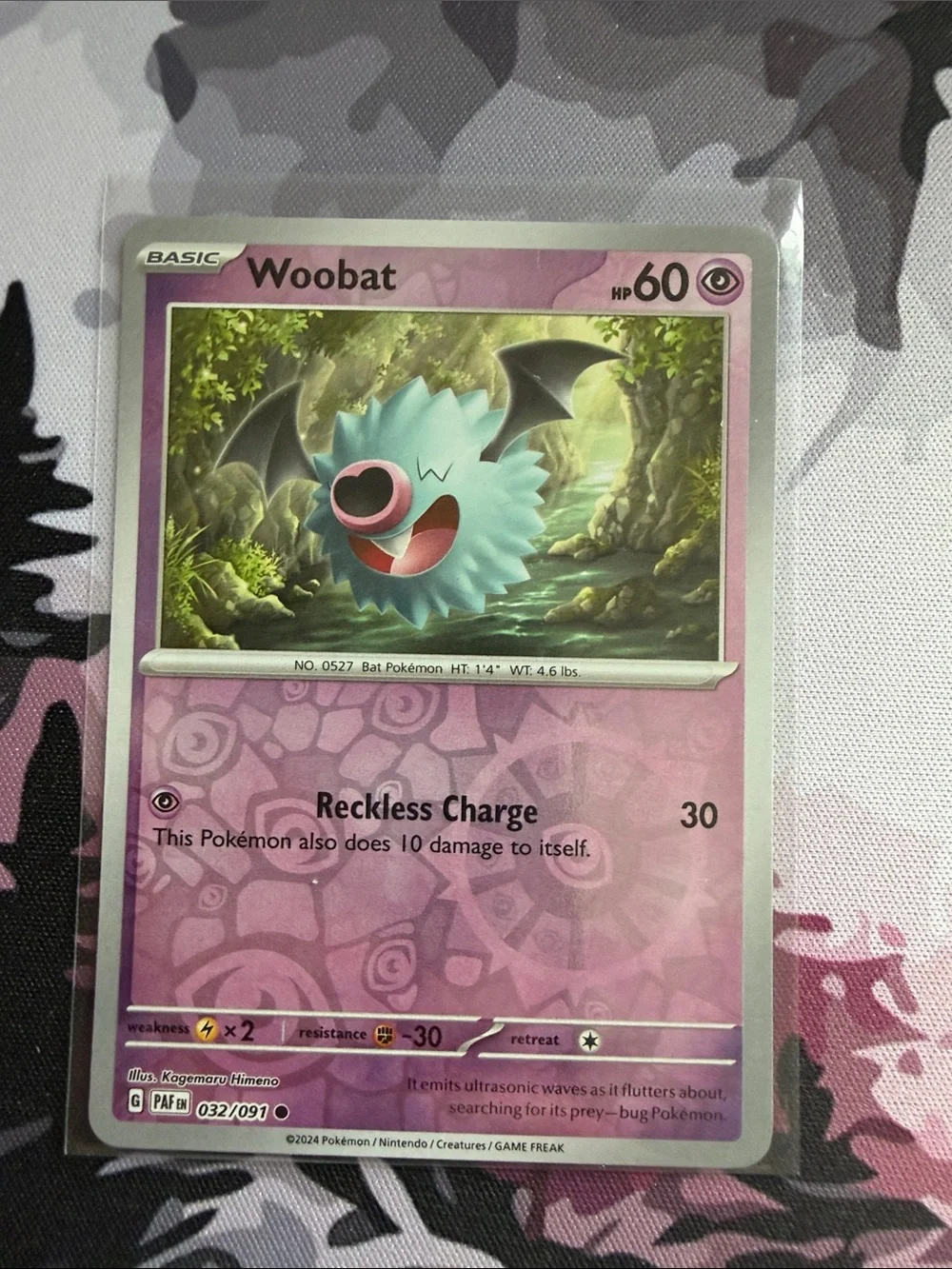Woobat & Swoobat Pokémon Reverse Holo Evolution Mini Lot 🦇 | 2 Cards ✨5/$25✨